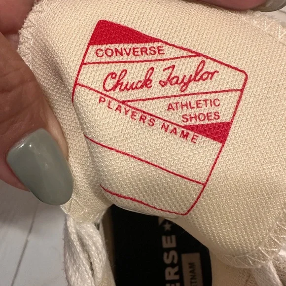 Converse new White High-Top Sneakers - Picture 8 of 10